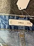 MNG 100% Cotton Blue Denim Skirt Size XS - photo 4