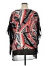 Zac & Rachel 100% Polyester Black Short Sleeve Blouse Size 1X - photo 2