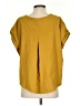 Buru 100% Polyester Yellow Short Sleeve Top Size XS - photo 2