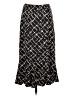 Dialogue Argyle Black Casual Skirt Size XS - photo 1