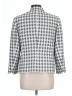 Anne Klein 100% Polyester Houndstooth Gray Blazer Size 12 - photo 2