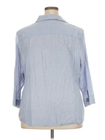 Allison Daley 3/4 Sleeve Button-Down Shirt (view 2)