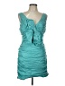 BCBGMAXAZRIA Teal Cocktail Dress Size 12 - photo 1