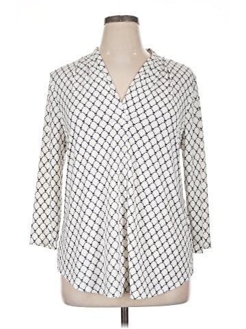 Charter Club 3/4 Sleeve Blouse (view 1)