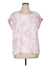 wonderly Tie-dye Pink Short Sleeve Top Size XL - photo 1