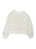 Old Navy Floral White Pullover Sweater Size 10 - 12 - photo 1