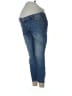 Hatch Solid Blue Jeans Size 27 Maternity - photo 1