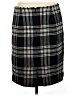 Talbots Plaid Black Formal Skirt Size 8 - photo 2