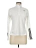 Adidas 100% Polyester White Track Jacket Size M - photo 1