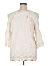 Solitaire Ivory 3/4 Sleeve Blouse Size 1X - photo 2
