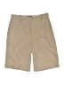 Lands' End Solid Tan Khaki Shorts Size 14 - photo 1