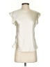 Express 100% Polyester Ivory Sleeveless T-Shirt Size XS - photo 1