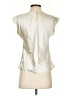 Express 100% Polyester Ivory Sleeveless T-Shirt Size XS - photo 2