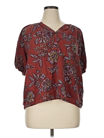 Nine West Short Sleeve Blouse (view 1)