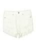 Eunina White Denim Shorts Size M - photo 1