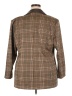 Cato Plaid Brown Blazer Size 18W-20W - photo 2