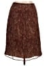 Cacharel 100% Silk Animal Print Brown Silk Skirt Size 12 - photo 1