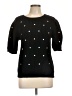 The Impeccable Pig 100% Acrylic Polka Dots Black Pullover Sweater Size L - photo 1