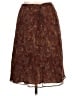 Cacharel 100% Silk Animal Print Brown Silk Skirt Size 12 - photo 2