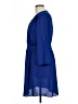 Daniel Rainn 100% Polyester Solid Blue Casual Dress Size L - photo 5