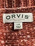 Orvis 100% Polyester Metallic Red Brown Pullover Sweater Size L - photo 7