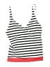 Jag Stripes Ivory Swimsuit Top Size M - photo 1