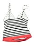 Jag Stripes Ivory Swimsuit Top Size M - photo 2