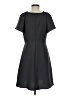 Ann Taylor LOFT 100% Polyester Solid Gray Casual Dress Size 6 - photo 2