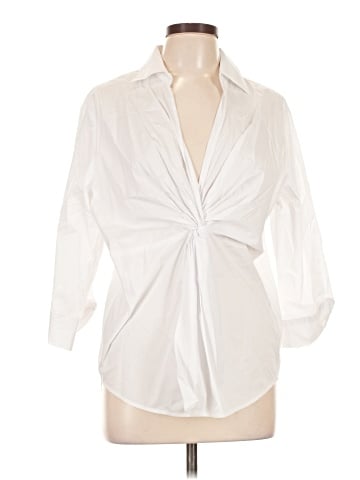Ravel 3/4 Sleeve Button-Down Shirt (view 1)