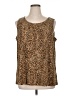 Dennis by Dennis Basso Brown Tank Top Size XL - photo 1