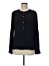 Banana Republic 100% Polyester Black Long Sleeve Blouse Size M - photo 1