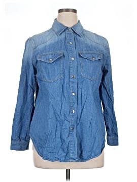 Lane Bryant Long Sleeve Button Down Shirt