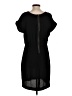 Cotélac 100% Polyester Solid Black Casual Dress Size Lg (3) - photo 2