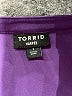 Torrid 100% Polyester Purple 3/4 Sleeve Blouse Size 1X Plus (1) - photo 7