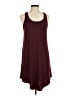 Leith Solid Burgundy Casual Dress Size M - photo 1