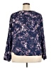 Cooper & Ella 100% Rayon Blue 3/4 Sleeve Blouse Size 2X - photo 2