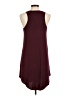 Leith Solid Burgundy Casual Dress Size M - photo 2