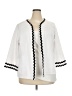 Bob Mackie White Cardigan Size 2X - photo 1