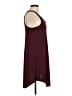 Leith Solid Burgundy Casual Dress Size M - photo 4