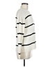 Bobeau 100% Acrylic Stripes Ivory Turtleneck Sweater Size M - photo 4