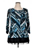 Style&Co 100% Nylon Blue 3/4 Sleeve Top Size XL - photo 1