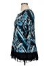Style&Co 100% Nylon Blue 3/4 Sleeve Top Size XL - photo 5