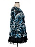 Style&Co 100% Nylon Blue 3/4 Sleeve Top Size XL - photo 4
