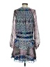 Ramy Brook 100% Silk Print Blue Cocktail Dress Size XS - photo 2