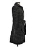 J.Crew Collection 100% Wool Polka Dots Black Wool Coat Size 2 - photo 4