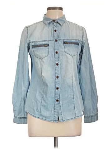 Unbranded Long Sleeve Button-Down Shirt (view 1)