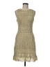 Milly Tweed Tan Cocktail Dress Size M - photo 1