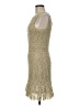Milly Tweed Tan Cocktail Dress Size M - photo 5
