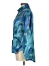 Bailey 44 100% Polyester Print Teal Long Sleeve Blouse Size M - photo 5