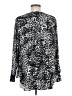 Violet & Claire 100% Polyester Animal Print Black Long Sleeve Blouse Size M - photo 2